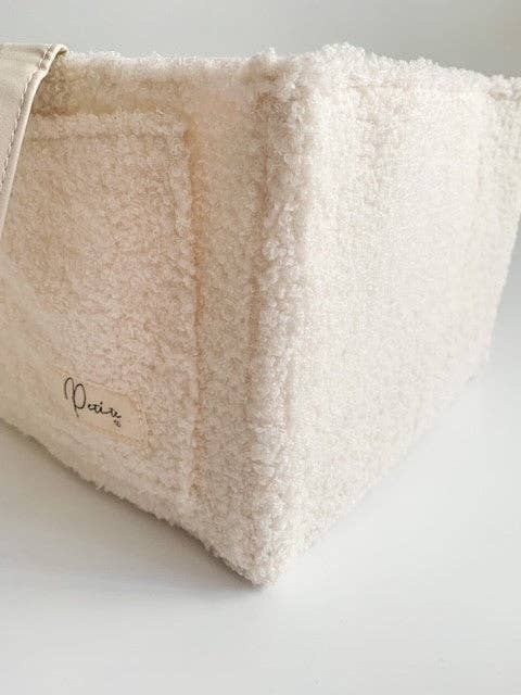 NAPPY CADDY ORGANISER - TEDDY | BONE HANDLES