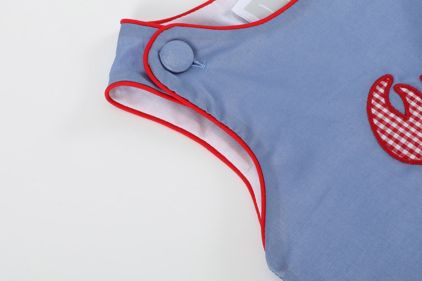 Denim Look Crawfish Romper