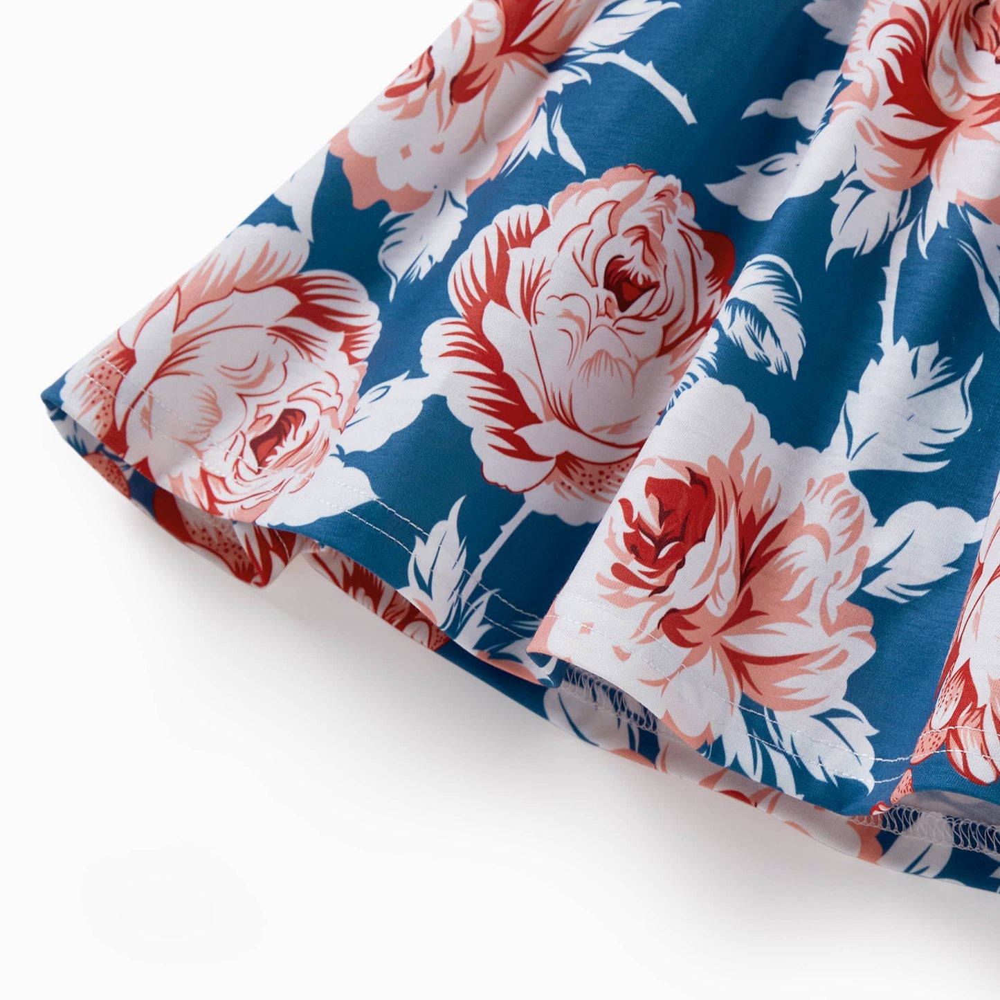 Mommy and MeTropical Plants Floral Girl Dress Casual Outfit