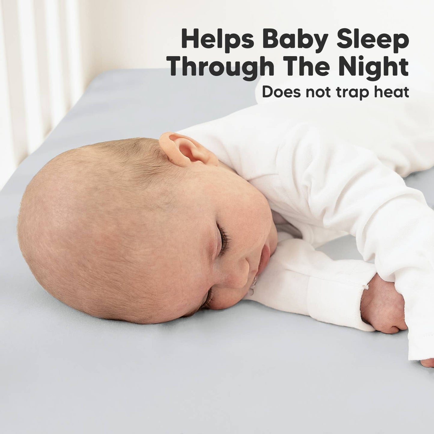 2-pack Organic Cotton Fitted Crib Sheet