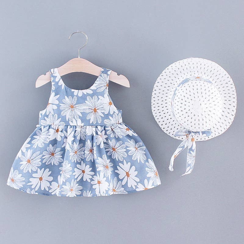 Baby Girl Daisy Floral Tank Dress