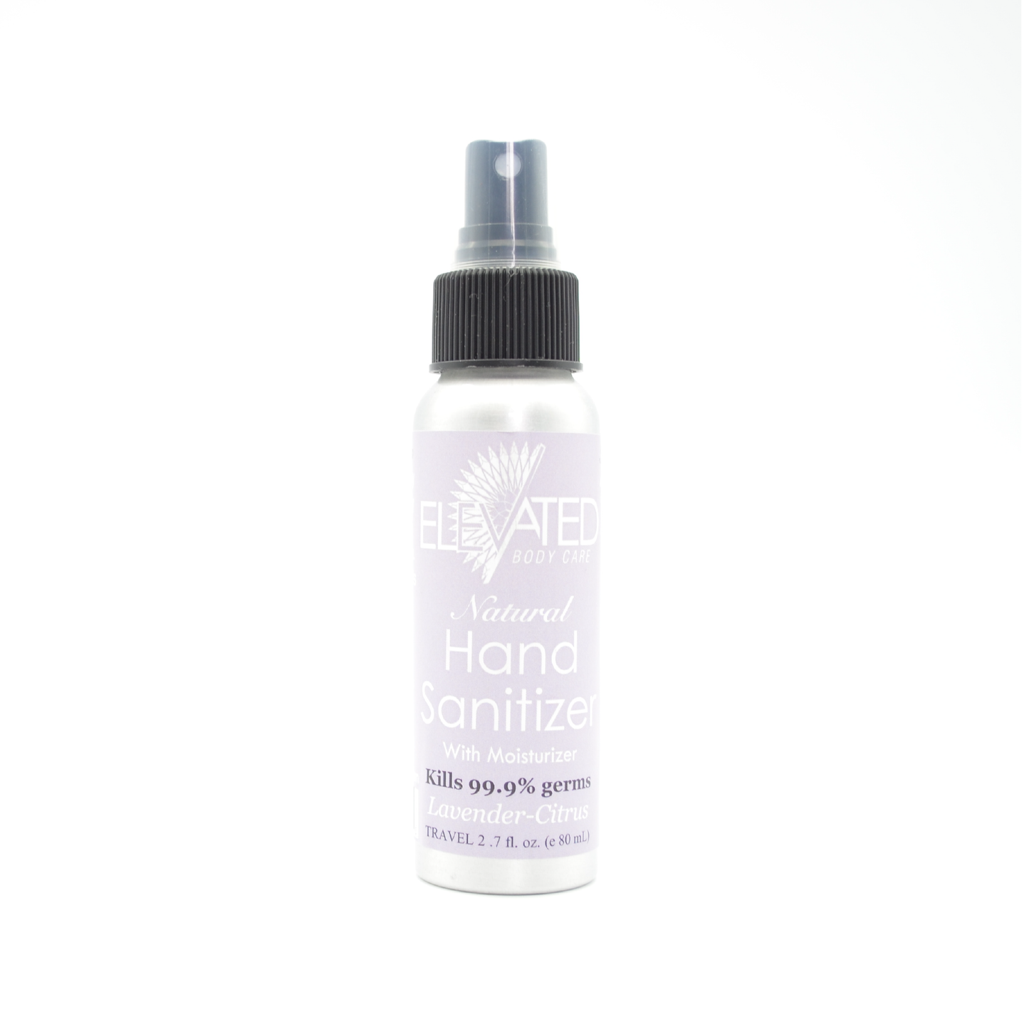 ELEVATED - Natural Hand Sanitizer - with moisturizer; Choose