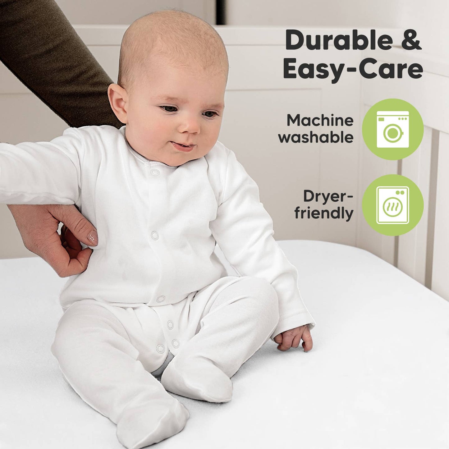 2-pack Organic Cotton Fitted Crib Sheet