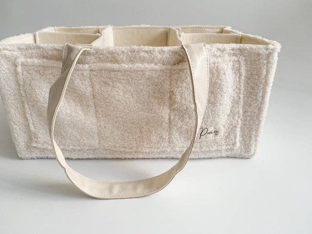 NAPPY CADDY ORGANISER - TEDDY | BONE HANDLES