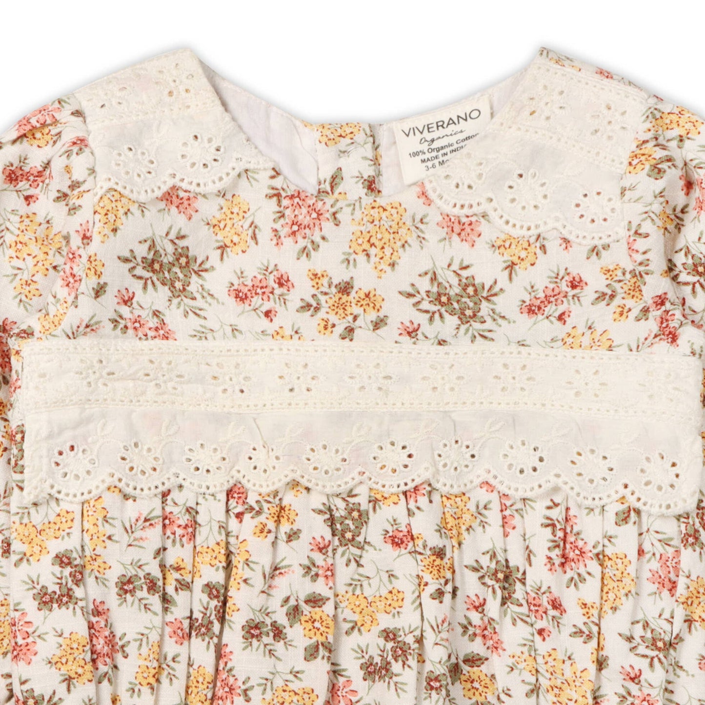 Florecita Floral Baby Romper & Headband Set (Organic Cotton)