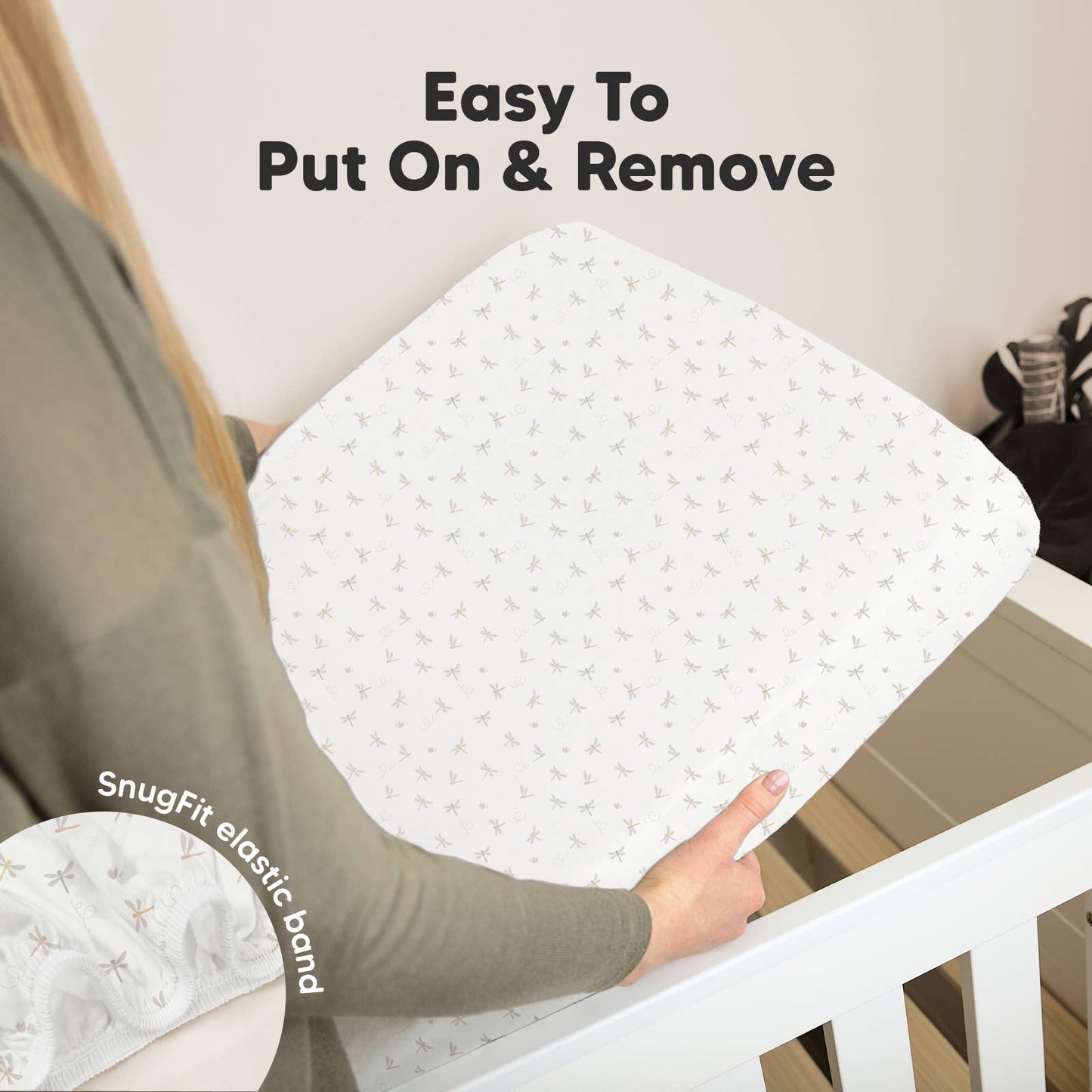 2-pack Organic Cotton Fitted Crib Sheet