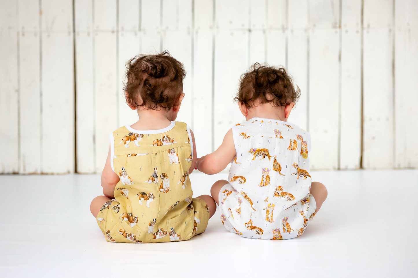 MVC: Louisiana Tigers Organic Muslin Shortalls