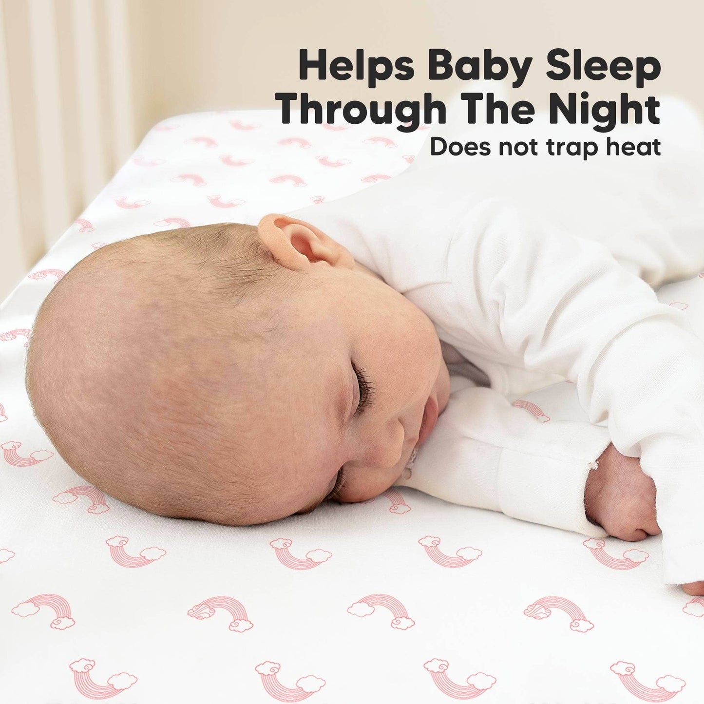 2-pack Organic Cotton Fitted Crib Sheet