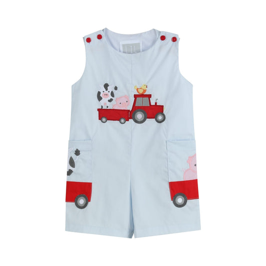 Light Blue Barnyard Pocket Shortalls