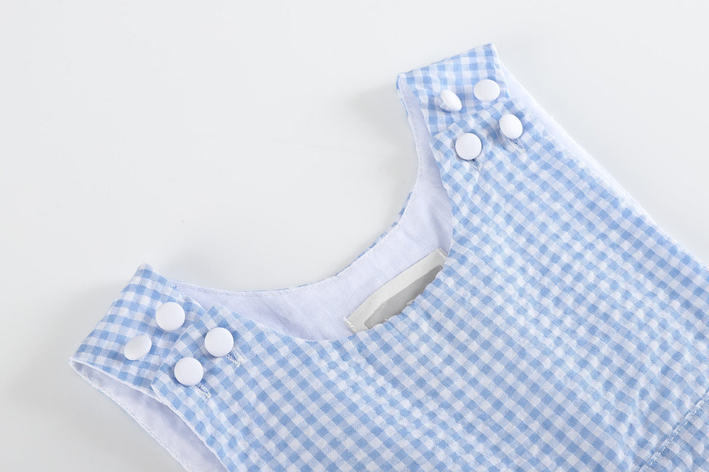 Light Blue Gingham Jon Jons