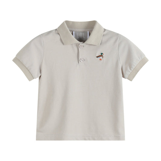 Light Brown Mallard Golf Polo Shirt