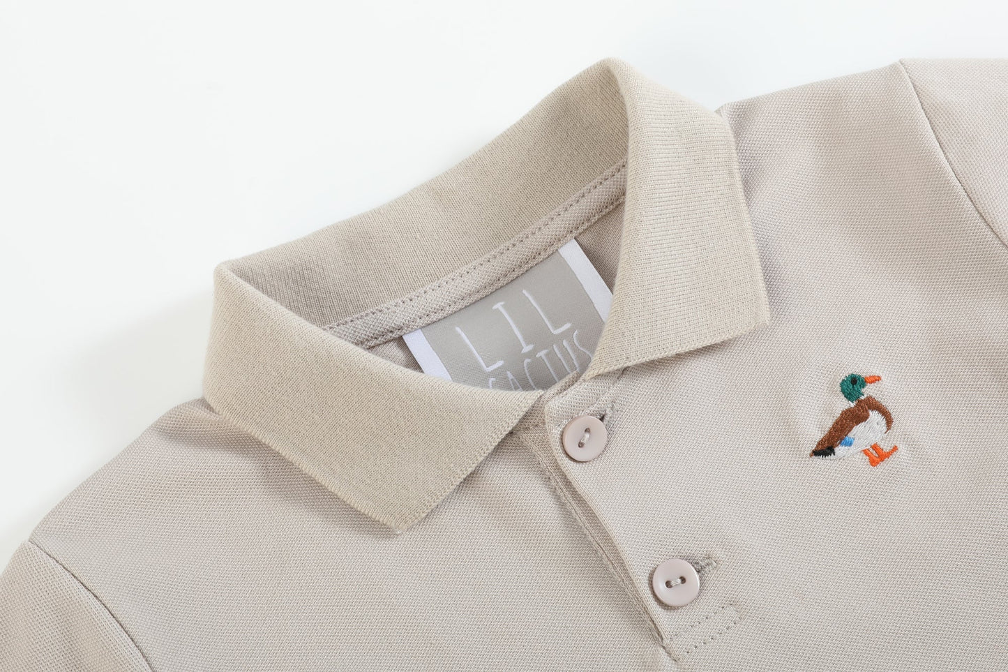 Light Brown Mallard Golf Polo Shirt