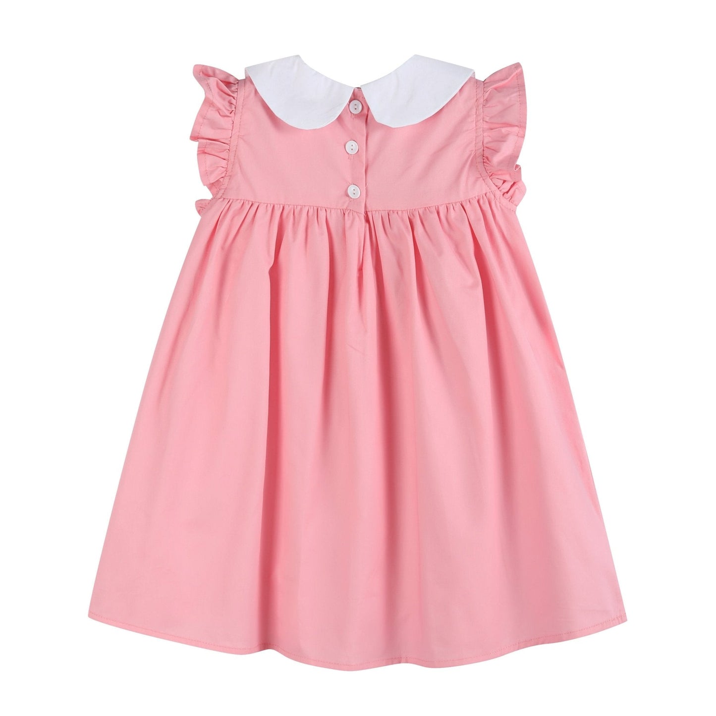 Pink and Red Heart Valentine Ruffle Dress