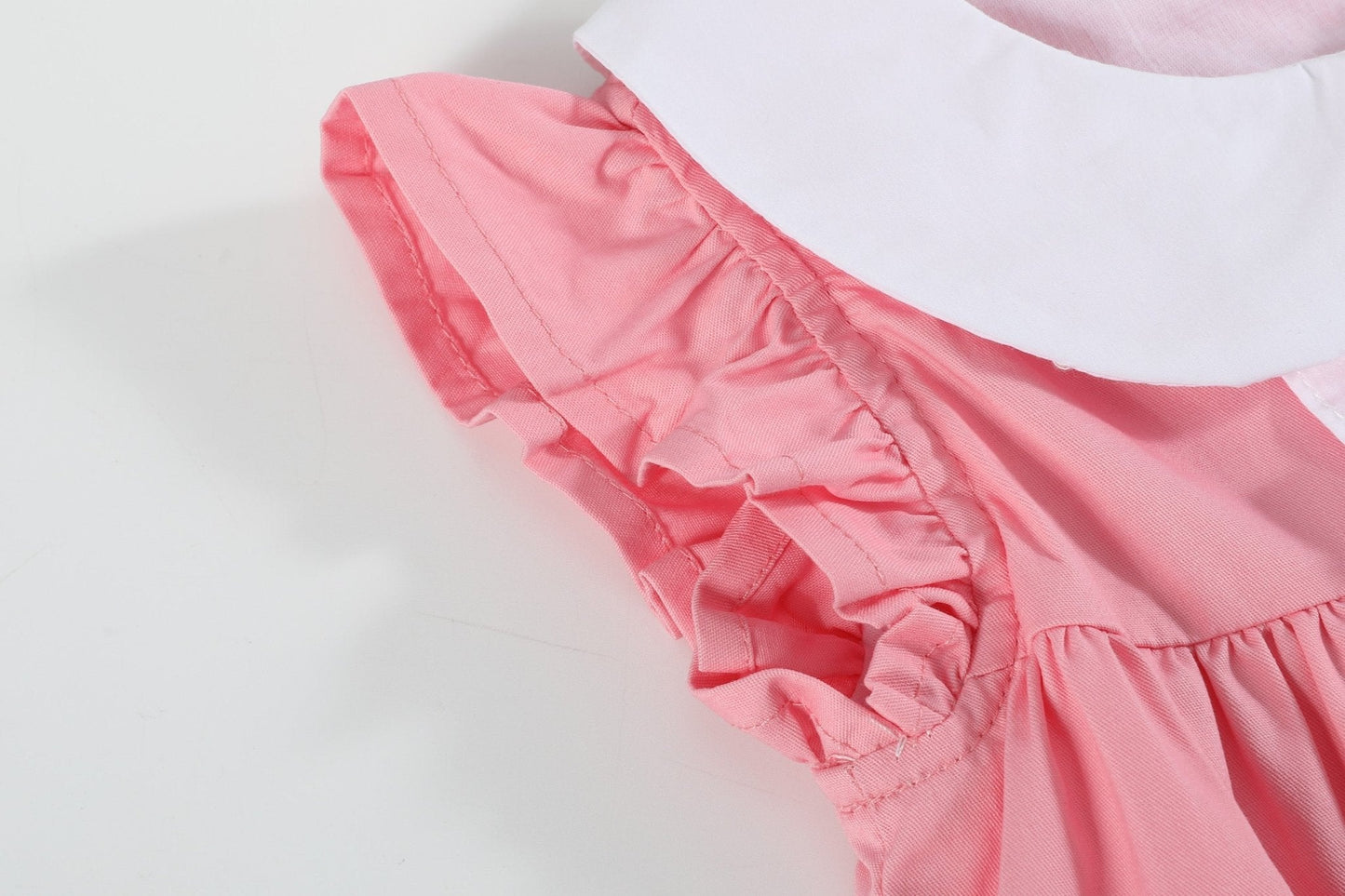 Pink and Red Heart Valentine Ruffle Dress