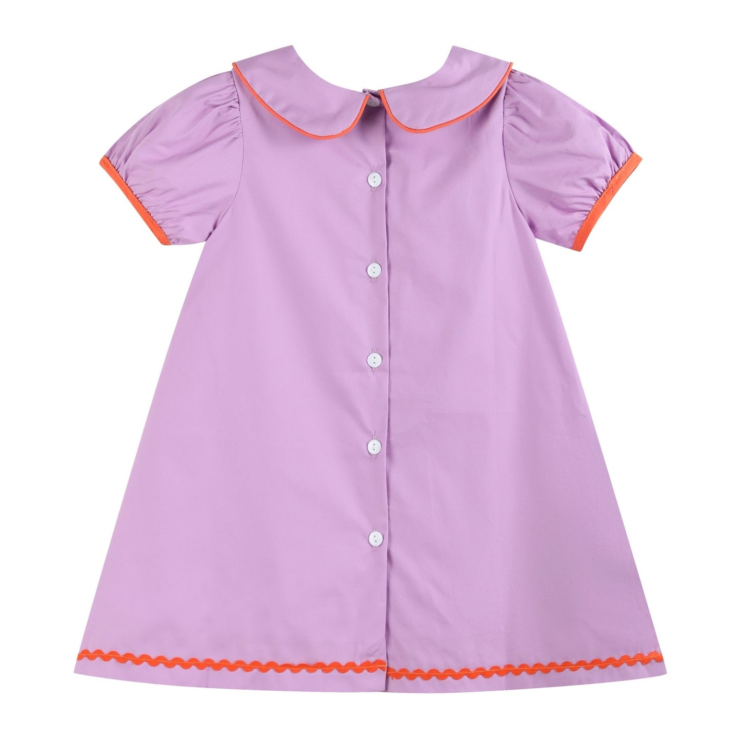 Purple Halloween Scene Girls Dress