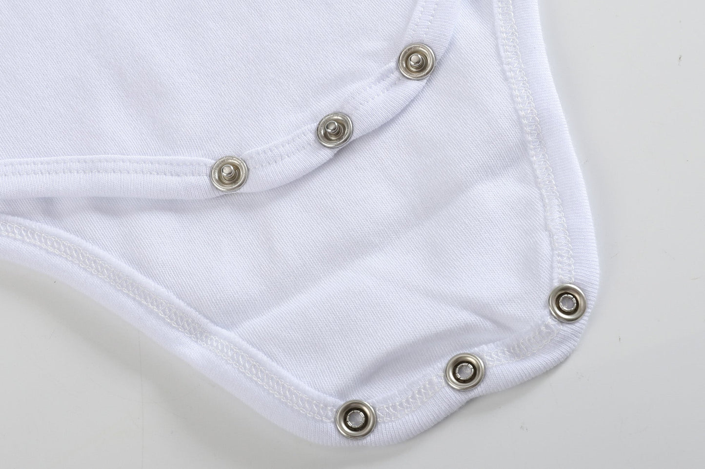 White Organic Cotton Short Sleeve Bodysuit