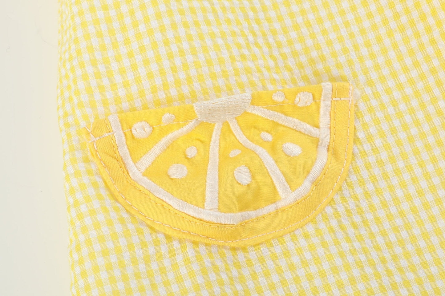 Yellow Lemon Dress and Panty Cover Set